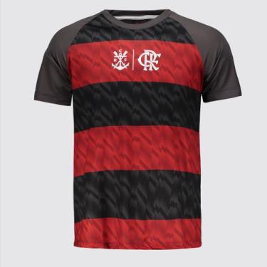 Imagem de Camisa Flamengo Harmonia Cinza e Vermelha - Braziline, G