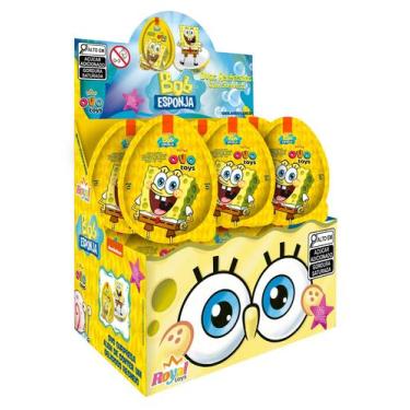Imagem de Ovo Royal Toys 12 Unidades Supresa, Bob esponja