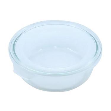 Imagem de Pote De Vidro Borosilicato Redondo Com Tampa 620Ml