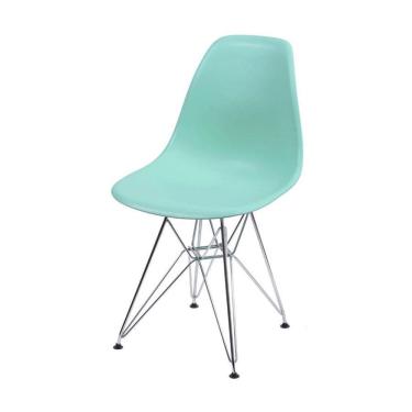 Imagem de Cadeira Boxbit Dkr Eames Base Cromada Tiffany