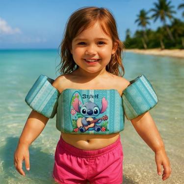 Imagem de Colete Salva Vidas Infantil Boia de Braço para Praia Piscina Tema Dese