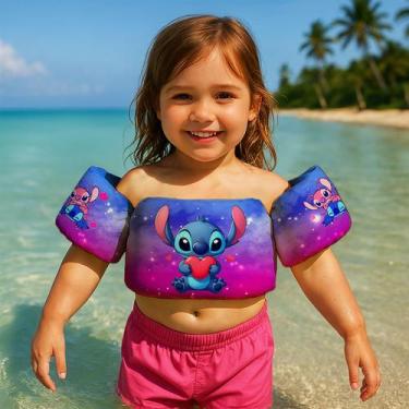 Imagem de Colete Salva Vidas Infantil Boia de Braço para Praia Piscina Tema Dese