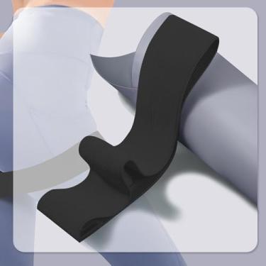 Imagem de 1 pacote de faixas de resistência para exercícios, elásticos para academia em casa e alongamento, equipamento de exercício para mulheres e homens – ótimo para ioga, pilates, treinamento de pernas e