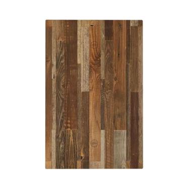 Imagem de Placa de cobertura de interruptor de luz rústica marrom grão de madeira 1 gangue sem dispositivo placa de parede em branco capa de tomada elétrica decorativa capas de placa de interruptor para