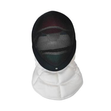 Imagem de oshhni Máscara de Esgrima, Capacete de Esgrima, Equipamento para Espada, Protetor Facial Portátil e Confortável, Capa de Proteção para o Rosto para, Xs