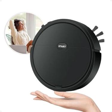 Imagem de Robô Aspirador Passa Pano Inteligente Varre Aspira Pó Passa Pano Bivolt 110V / 220V Automático Bateria Longa Duração