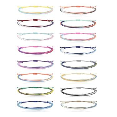 Imagem de Long tiantian Pulseiras de cordão para mulheres, presentes modernos, pulseiras de amizade, à prova d'água, de verão, pulseiras ajustáveis de praia, surfista, praia, enchimentos de meia, Adjustable,