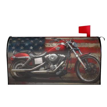 Imagem de Taekifiyy Capas de caixa de correio com bandeira americana capas magnéticas para caixa de correio 53 x 45 cm para decoração de jardim e exterior