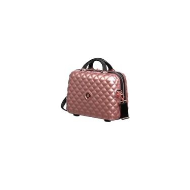 Imagem de It Luggage Capa rígida brilhante de 40,6 cm, Ouro rosa metálico, Mini, Capa rígida brilhante de 40,6 cm