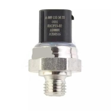 Imagem de Sensor de pressão do ar condicionado compatível com W211 2005-2008, W212 2009-2010 e W164 2005-2009, 3 pinos, A0091535028. Sensor de pressão do interruptor de exaustão do ar condicionado.