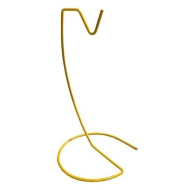 Imagem de Suporte Mesa Fruteira Gancho para Pendurar Bananas Multiuso amarelo