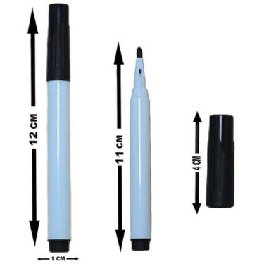 Imagem de Canetas Coloridas Para Quadro Branco 12Cm 96Un - Ideal Planners