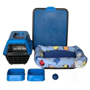 Imagem de Kit confort Cachorro Xixi Sim/Não Transporte Cama Luxo Completo P e M(Macho,P)
