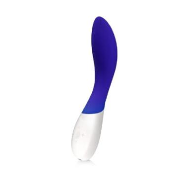 Imagem de Vibrador Interno com Movimento Ondulante, Recarregável e Resistente à Água - Mona Wave - Dildo (Azul)