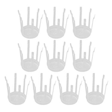 Imagem de 10 Pcs Suporte De Balão Decoração De Casamento Bouquet Base Fixa Base Do Buquê Carrinho De Buquê Porta Buquê Flor De Pacote Cascata Noiva Branco