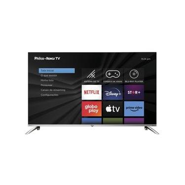 Imagem de Smart TV 50” Philco LED 4K Roku TV Dolby Áudio PTV50G7PR2CSB Bivolt