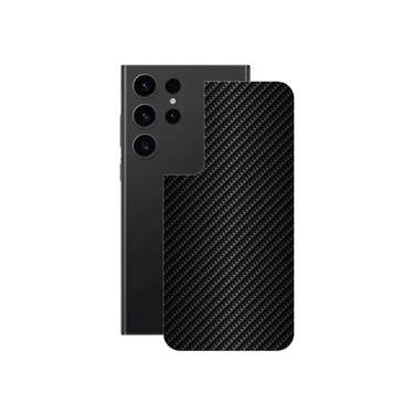 Imagem de Película para Samsung Galaxy S23 Ultra - Traseira de Fibra de Carbono Preta - Gshield