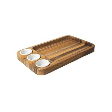 Imagem de Petisqueira Hamar Em Madeira Teca 42X36cm - Monte Novo