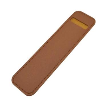 Imagem de Estojo De Caneta Em Couro PU Macio Para Canetas Esferográficas E Canet