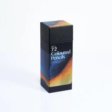 Imagem de Lápis De Cor À Base De Óleo 24-72 Cores Lápis De Madeira Para Desenho 