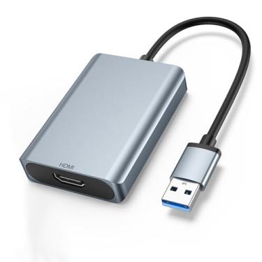 Imagem de WENTER Adaptador USB 3.0 USB para HDMI, para laptop, monitor desktop, TV, tablet, compatível com Mac OS, Windows 10/8.1/8