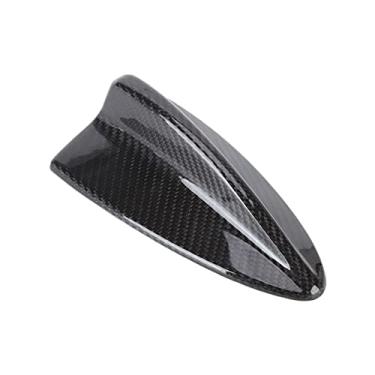 Imagem de aqxreight Capa de Antena de Teto de Carro de 180 Mm Tampa de Guarnição Aérea de Barbatana de Tubarão Substituição de Decoração de Fibra de Carbono para Série 3 E90 2007-2012 Feito Superior Seu