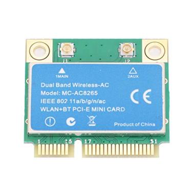 Imagem de SUNGOOYUE Placa WiFi de Banda Dupla 8265AC, Adaptador de Rede Mini PCI-E Com 4.2, 1200 Mbps, 2,4 GHz/5 GHz, 802.11ac, Compatível Com e Linux