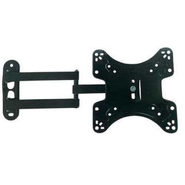 Imagem de Suporte ajustável para televisão de 10 a 55 polegadas para montagem na parede, capacidade de carga de 30 kg, com funcionalidade de inclinação e rotação