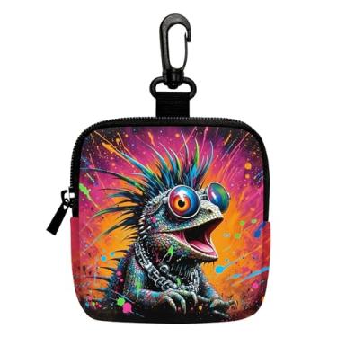 Imagem de Porta-chaves mini porta-moedas, bolsa multifuncional para chaves, porta-cartões, organizador de cabos de dados, bolsa com zíper 3, Multicolorido 00703, Tendência