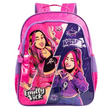 Imagem de Mochila Escolar Costas Youtuber Emilly Vick 15602