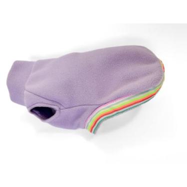 Imagem de Camiseta Polar para pet Pitanga LILÁS com fita colorida (P)