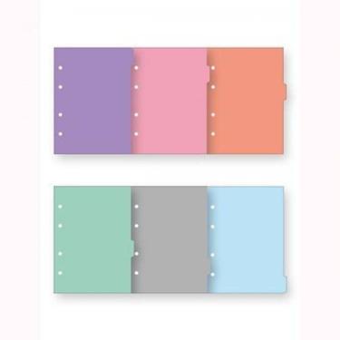 Imagem de Divisorias Caderno Colegial Com 6 Cores Foroni