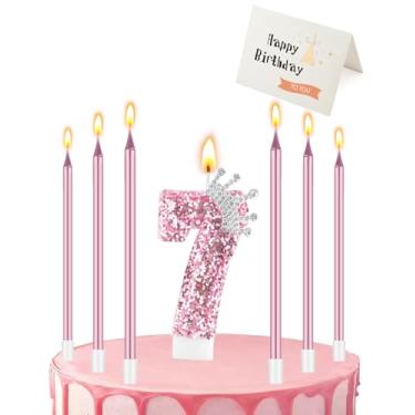 Imagem de Velas de aniversário, (número 7)