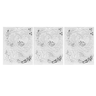 Imagem de Selos transparentes recicláveis, selos de combinação diy para convites, envelopes, diários, material tpr, conjunto de 3 peças