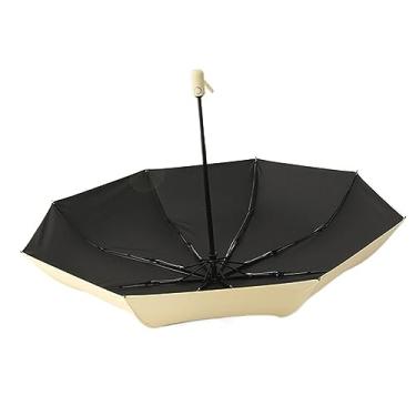 Imagem de LMJYU Guarda-chuva automático dobrável guarda-chuva de viagem guarda-chuva de sol para mulheres