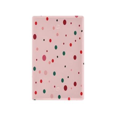 Imagem de Wassud Placa de cobertura para interruptor de luz de pontos simples, capas decorativas de tomada para tomadas elétricas em branco 11 x 6 cm