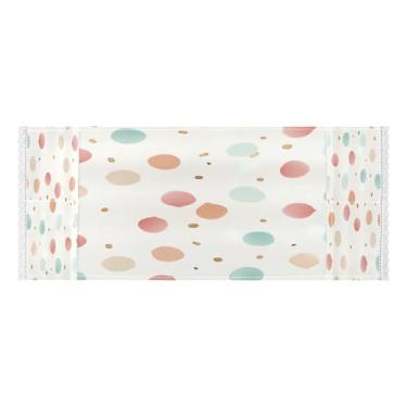 Imagem de Wassud Capas de lavadora e secadora com estampa de pontos em aquarela, protetor de lavadora com sacos de armazenamento, capa de geladeira à prova de poeira com bolsos para lavanderia doméstica