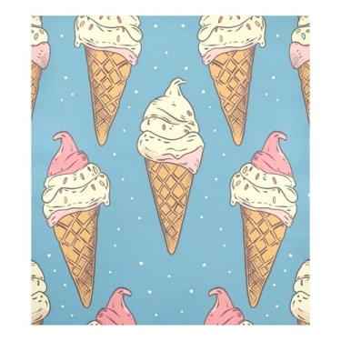 Imagem de Qilmy Capa magnética para gelados e picolés, máquina de lavar louça, 58 x 66 cm, capa decorativa para geladeira para porta frontal, adesivo, máquina de lavar, painel de geladeira, decalque para