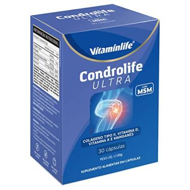 Imagem de Vitaminlife CONDROLIFE ULTRA (COLÁGENO TIPO II + MANGANÊS + MSM + VIT D + VIT K) 30 CÁPS, Cápsula branca