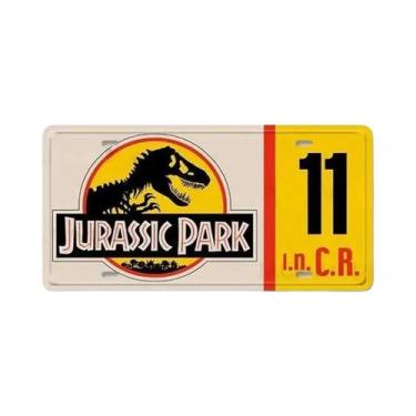 Imagem de Placa De Metal Vintage Jurassic Park Para Decoração De Clubes, Bares, 