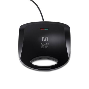 Imagem de Sanduicheira Tostex Grill Chapa Antiaderente Dupla Ondulada 127v 750w Preta Multi - GO067