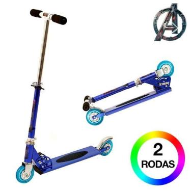 Imagem de Patinete Avengers Duas Rodas Infantil ul De Alumínio - Dm Radical