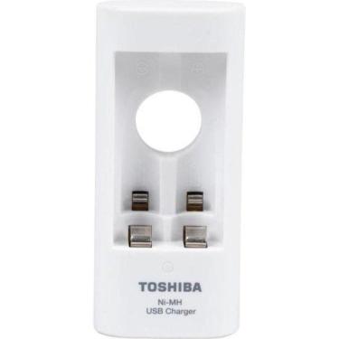 Imagem de Carregador De Pilha Usb Toshiba 2 Pilhas Aa