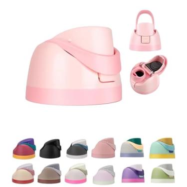 Imagem de Tampa de substituição para garrafa de água Owala FreeSip, peças de reposição compatíveis com Owala Freesip 473 ml, 680 g, 946 ml, 1,134 g, tampa de canudo à prova de vazamento com alça de transporte