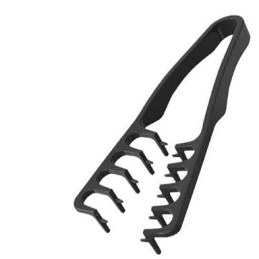 Imagem de Pente volumizante para pentear, pente de cabelo fofo de dentes largos, escova texturizadora anti-frizz para homens e mulheres