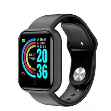 Imagem de Relógio Inteligente Smartwatch D20 Bluetooth Preto