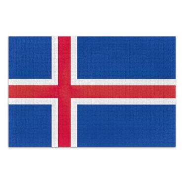 Imagem de Iceland Flag Adult Jigsaw Puzzles, Puzzle 1000, Interlock Perfectly, Home Decor Gift Party for Men Women