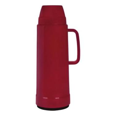 Imagem de Garrafa Térmica Resistente 1 Litro Com Tampa Café Chá Água Resistente 