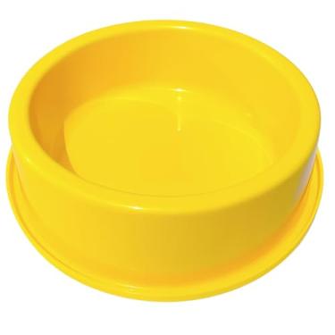 Imagem de Comedouro Bebedouro Antiformiga para Cães e Gatos, 300ml, Plástico Resistente, BPA Free, Base Estável, Barreira de Água (Amarelo)