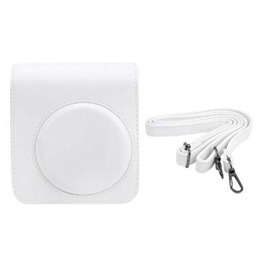 Imagem de GLOGLOW Bolsa de Transporte Capa de Couro PU para Câmera para Câmera Instantânea Mini70, Alça de Ombro Ajustável, Capa Protetora, Leve, Design Destacável, 166g para Instantânea Mini70,